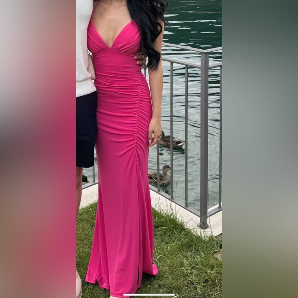 Le Chateau pink Maxi Dress XXS